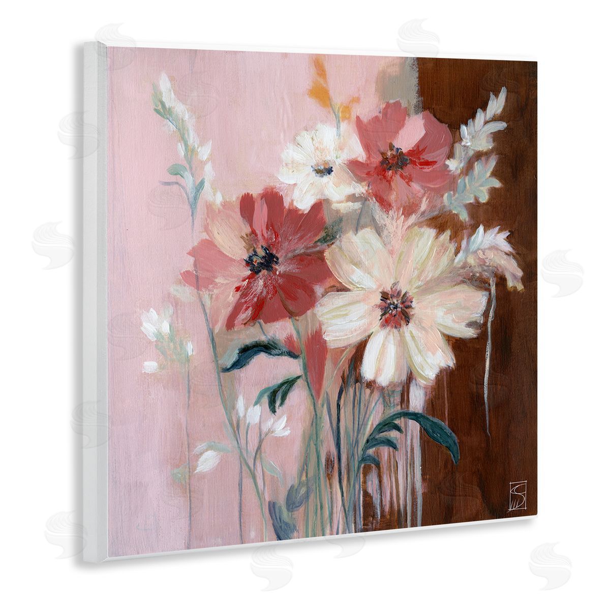 Sara Culpepper Warm Toned Bouquet Canvas Wall Art Print