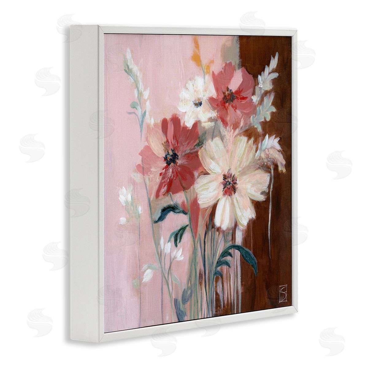 Sara Culpepper Warm Toned Bouquet Canvas Wall Art Print