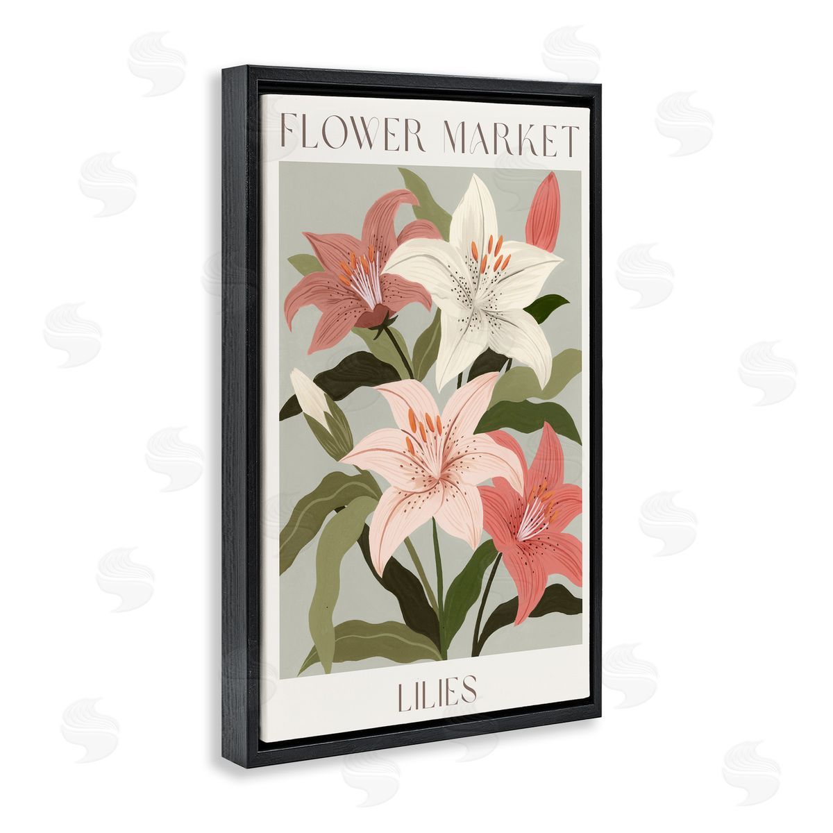 Courtney Haley Flower Market Lilies Canvas Wall Art Print
