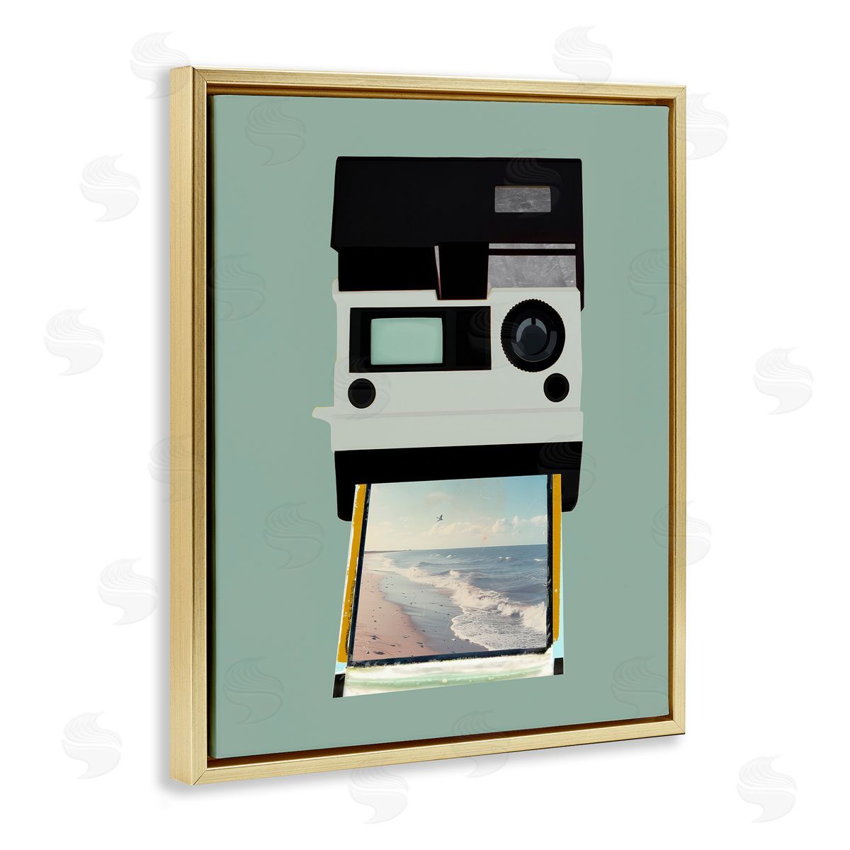 Annabelle Hall Beach Trip Vintage Camera Canvas Wall Art Print