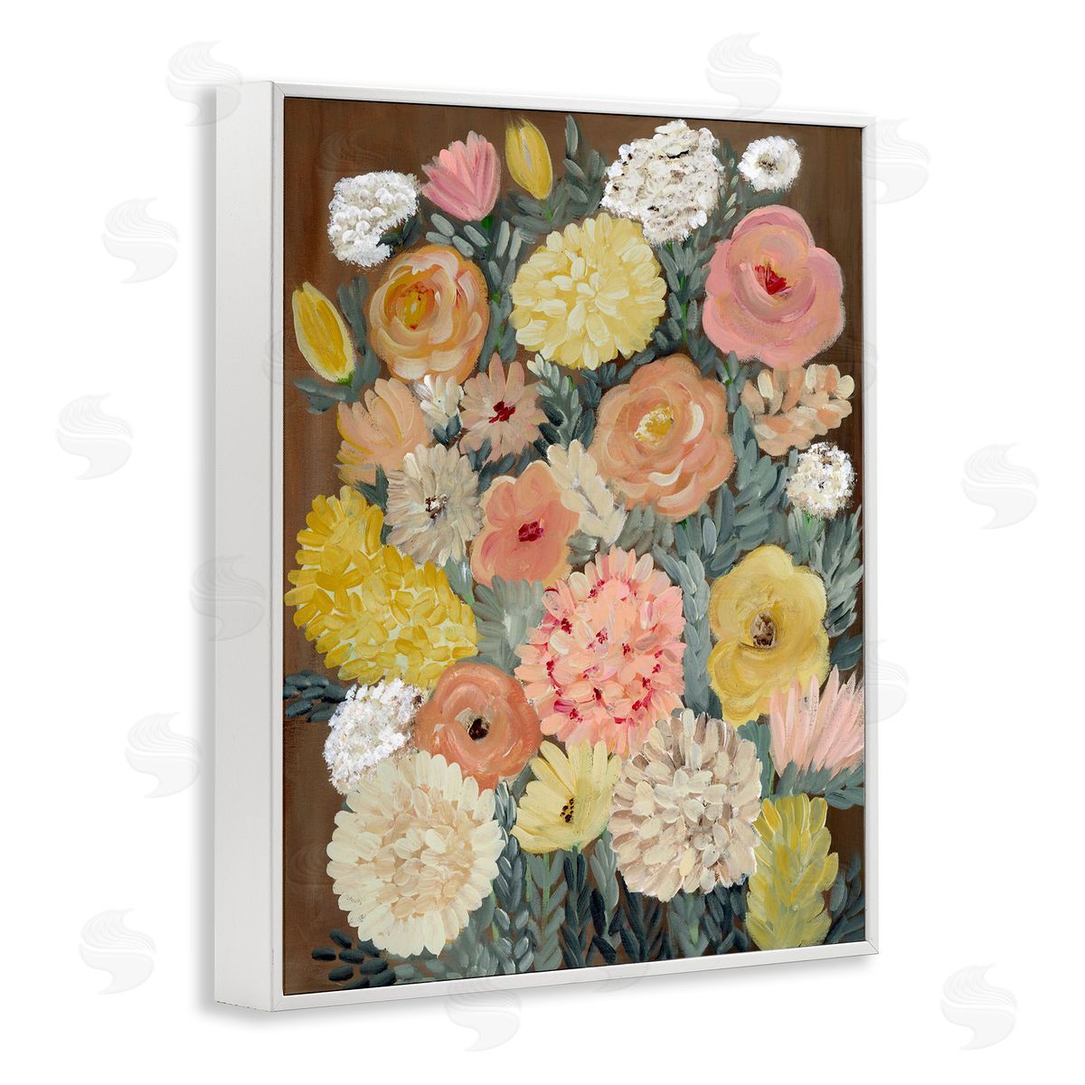 Kristal Clifford Blossom Delight Assortment Canvas Wall Art Print