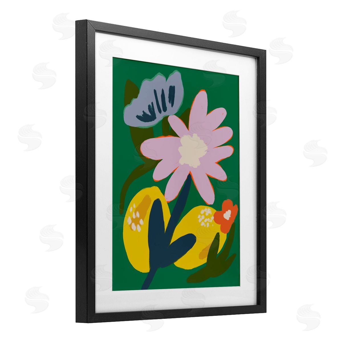 Breathe Live Explore by Oris Eddu Modern Lemon Party Canvas Wall Art Print