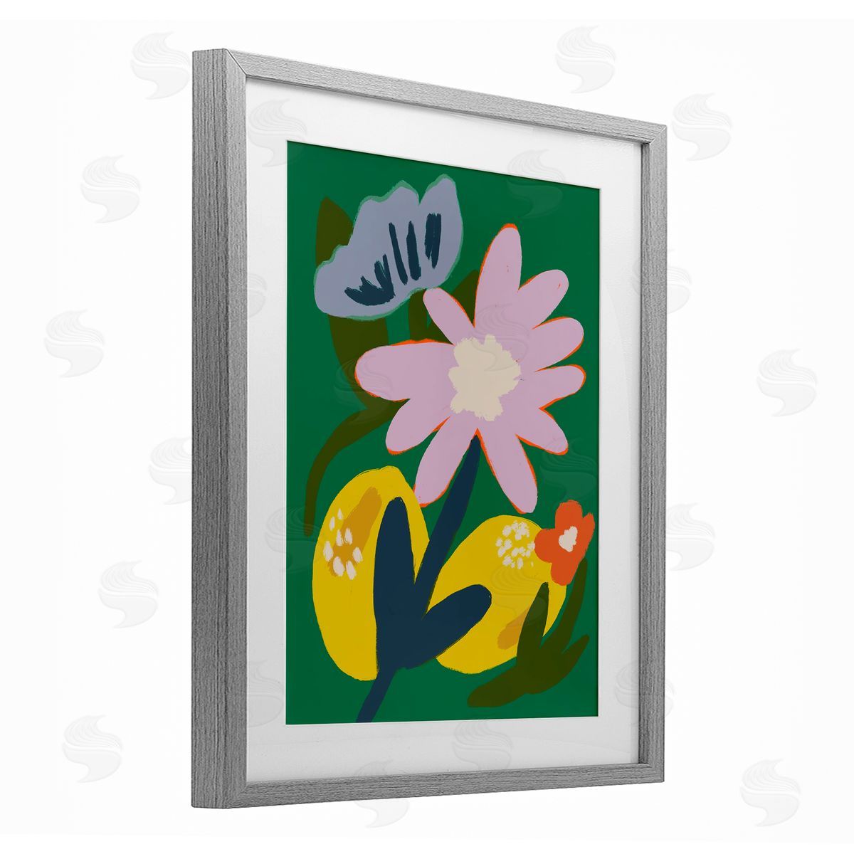 Breathe Live Explore by Oris Eddu Modern Lemon Party Canvas Wall Art Print