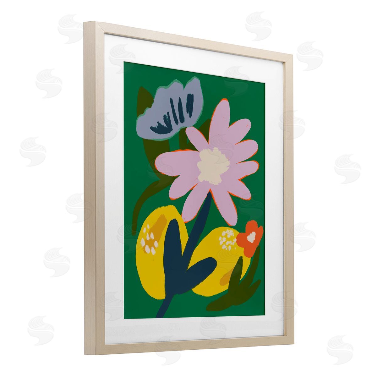 Breathe Live Explore by Oris Eddu Modern Lemon Party Canvas Wall Art Print