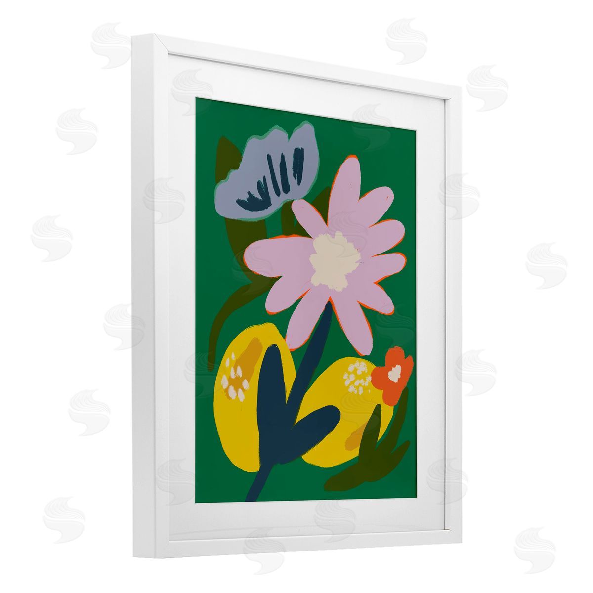 Breathe Live Explore by Oris Eddu Modern Lemon Party Canvas Wall Art Print