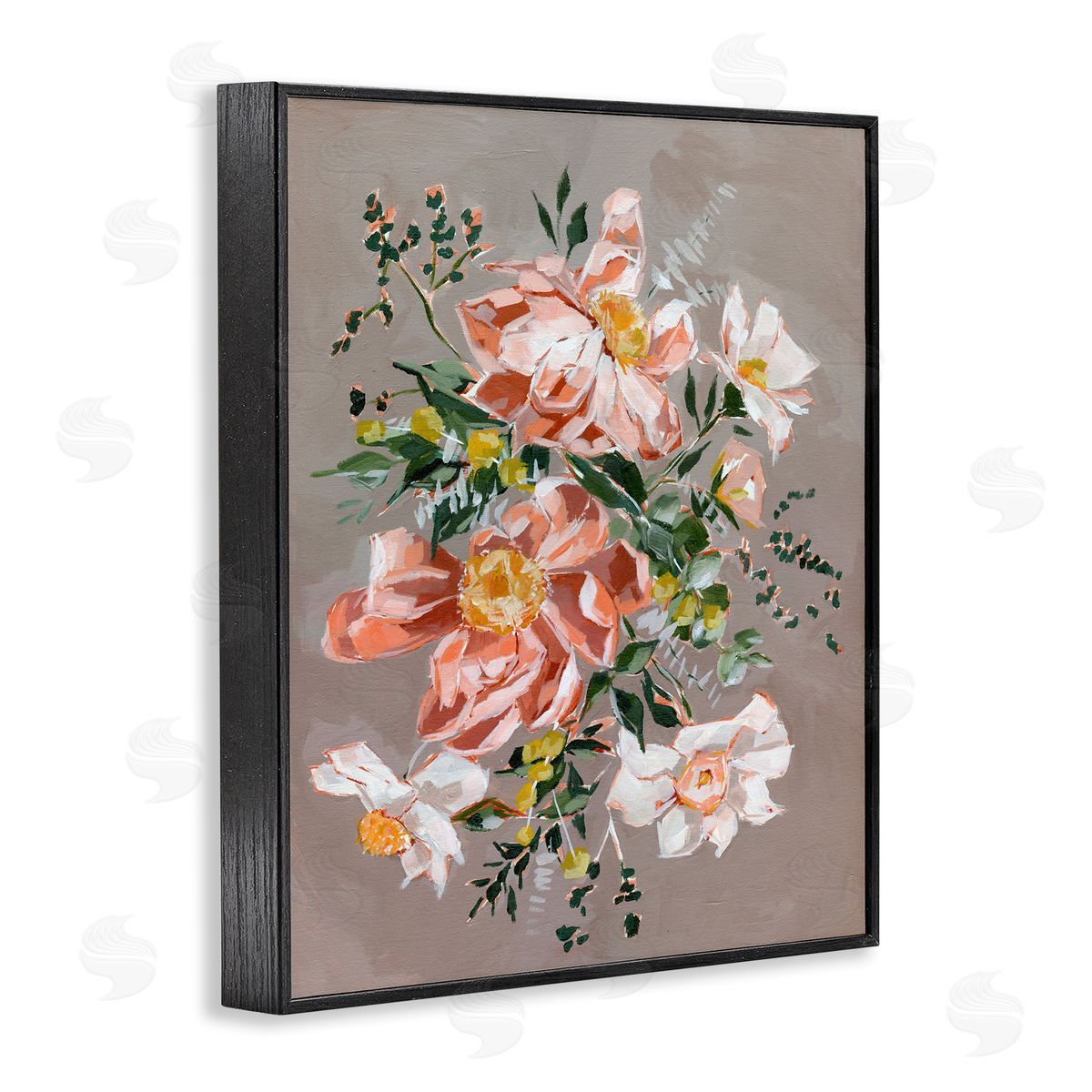 Annie Quigley Lush Daisies Bouquet Canvas Wall Art Print