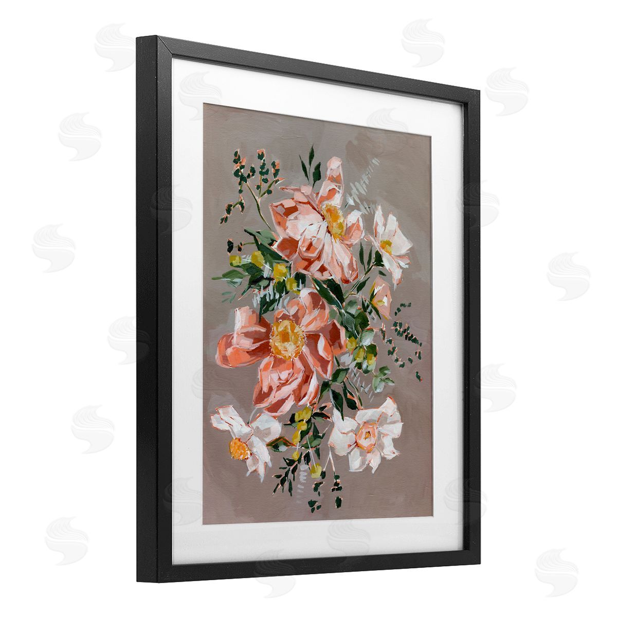 Annie Quigley Lush Daisies Bouquet Canvas Wall Art Print