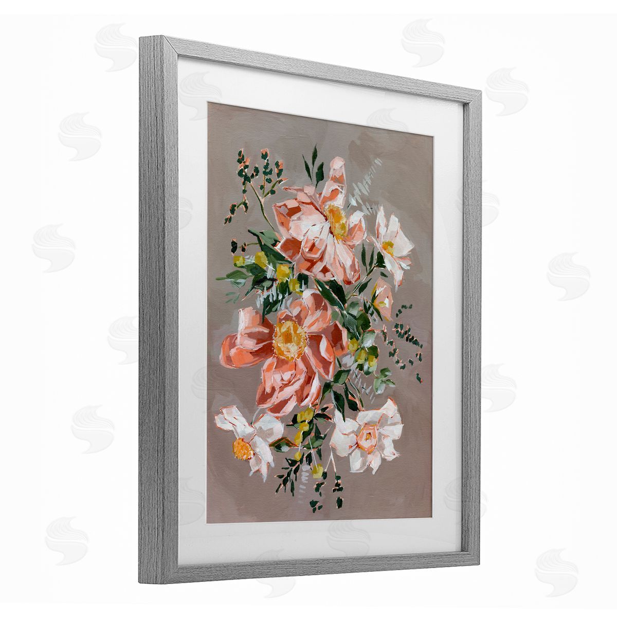 Annie Quigley Lush Daisies Bouquet Canvas Wall Art Print