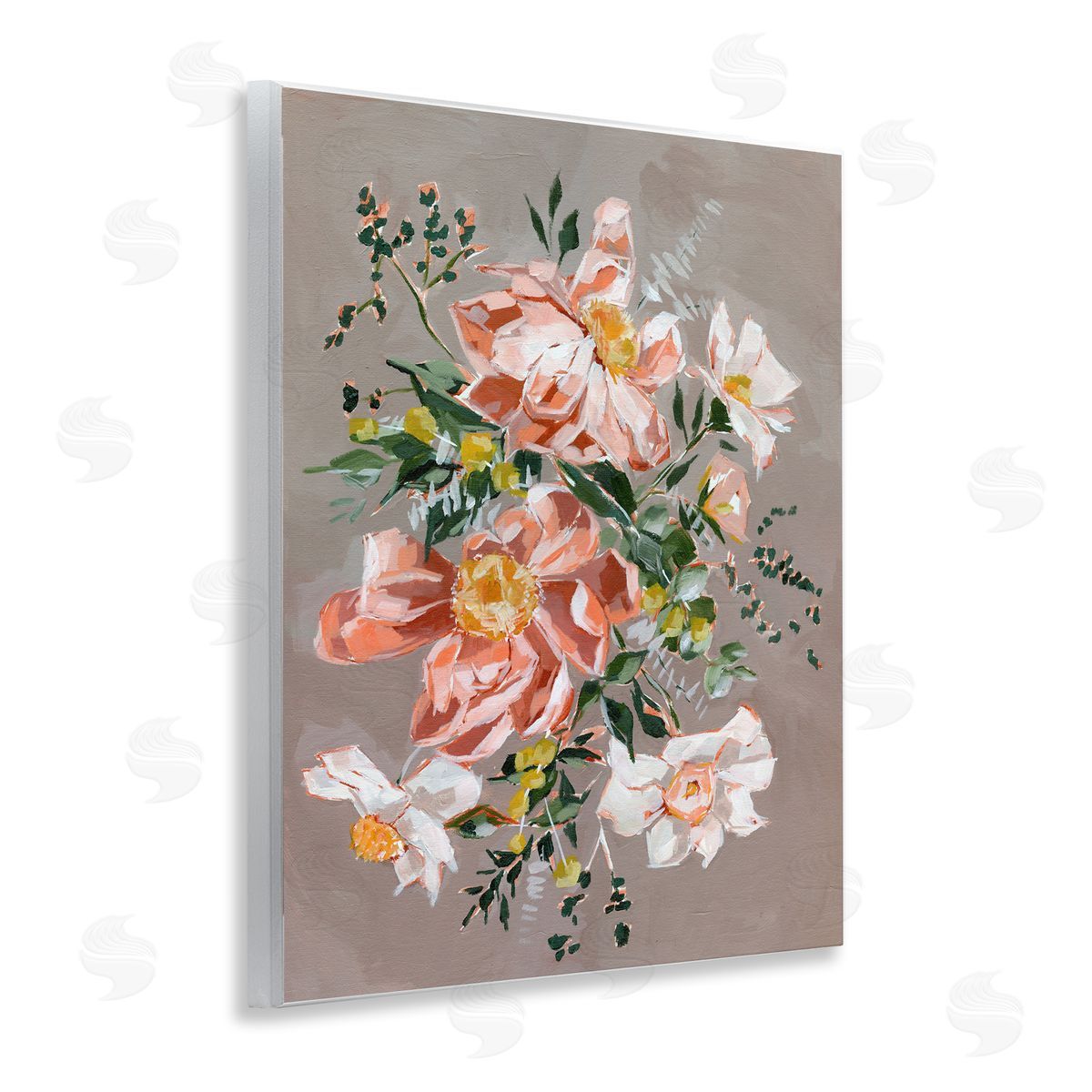 Annie Quigley Lush Daisies Bouquet Canvas Wall Art Print