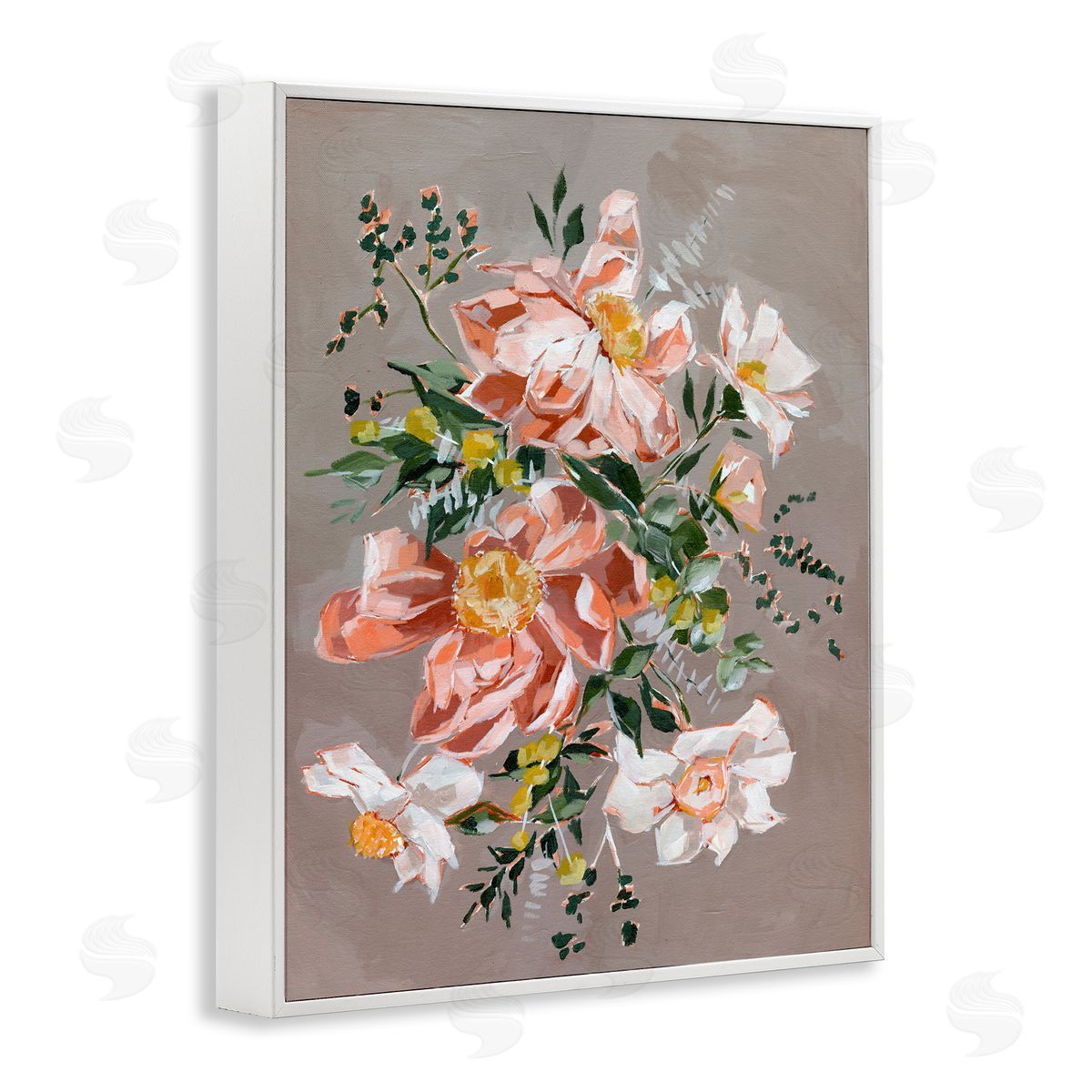 Annie Quigley Lush Daisies Bouquet Canvas Wall Art Print