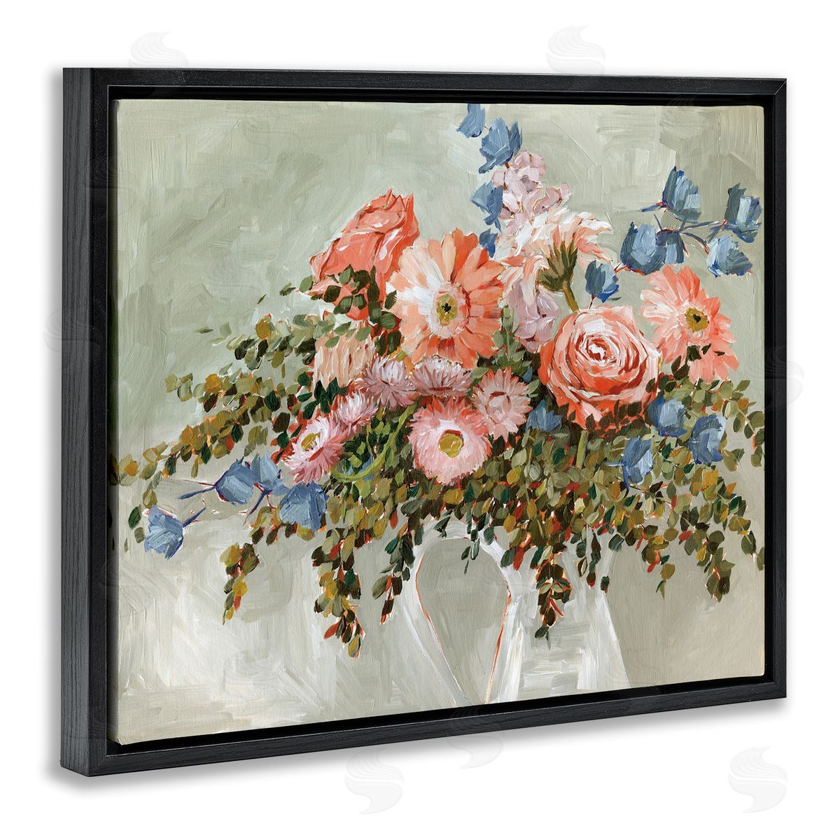 Annie Quigley Assorted Rose Bouquet Canvas Wall Art Print