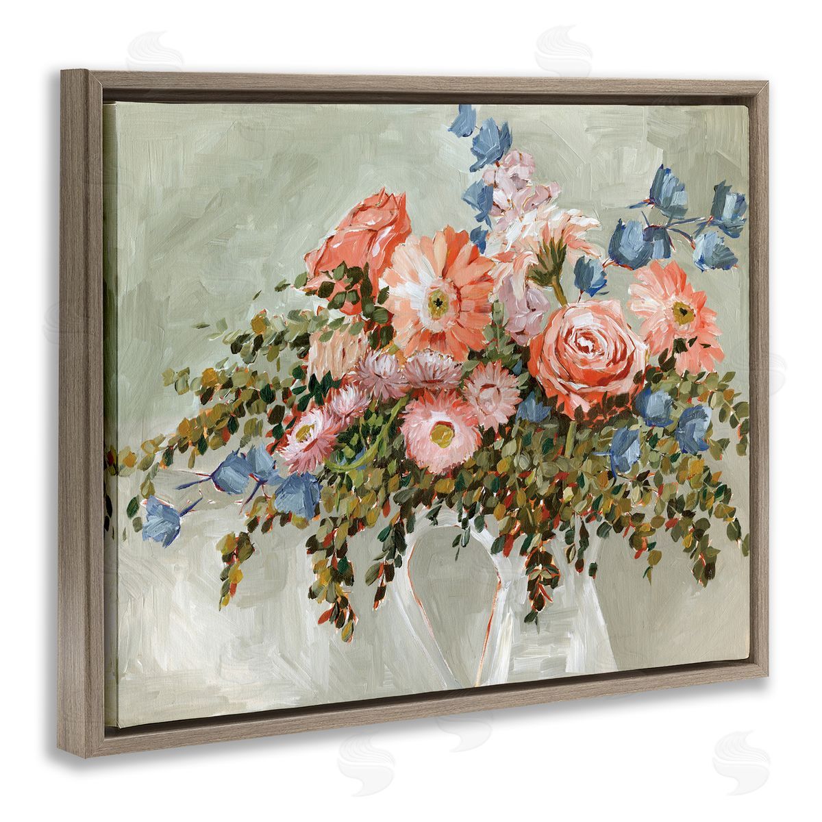 Annie Quigley Assorted Rose Bouquet Canvas Wall Art Print