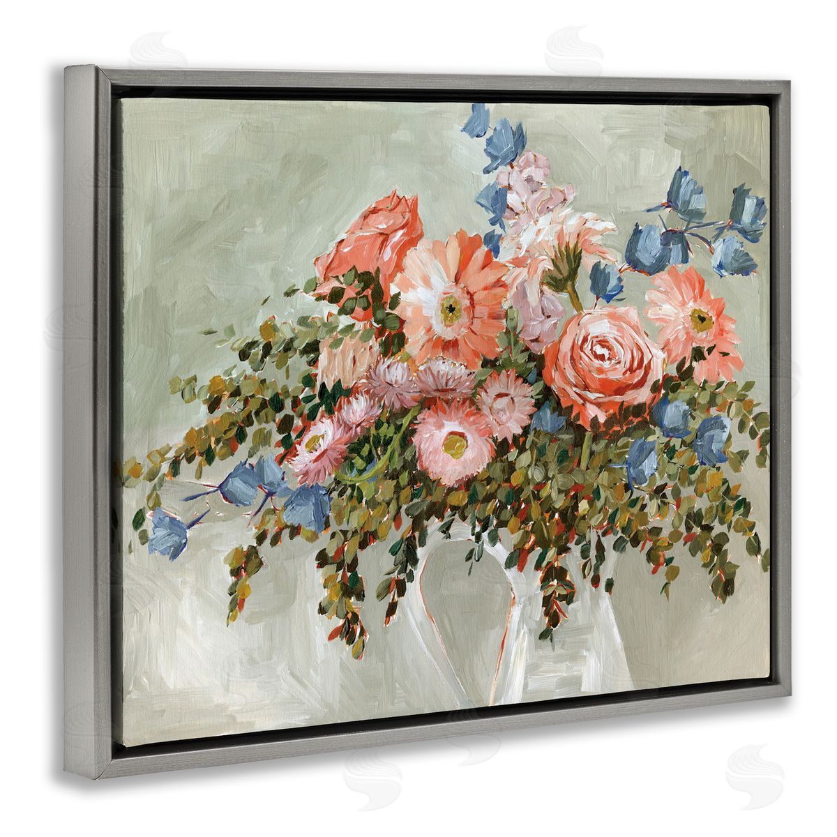 Annie Quigley Assorted Rose Bouquet Canvas Wall Art Print