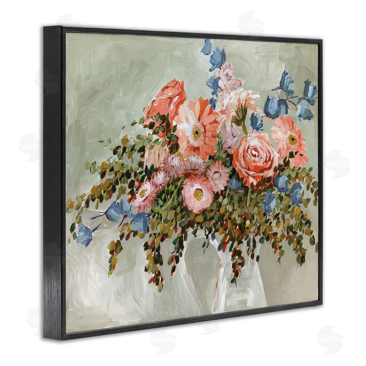 Annie Quigley Assorted Rose Bouquet Canvas Wall Art Print