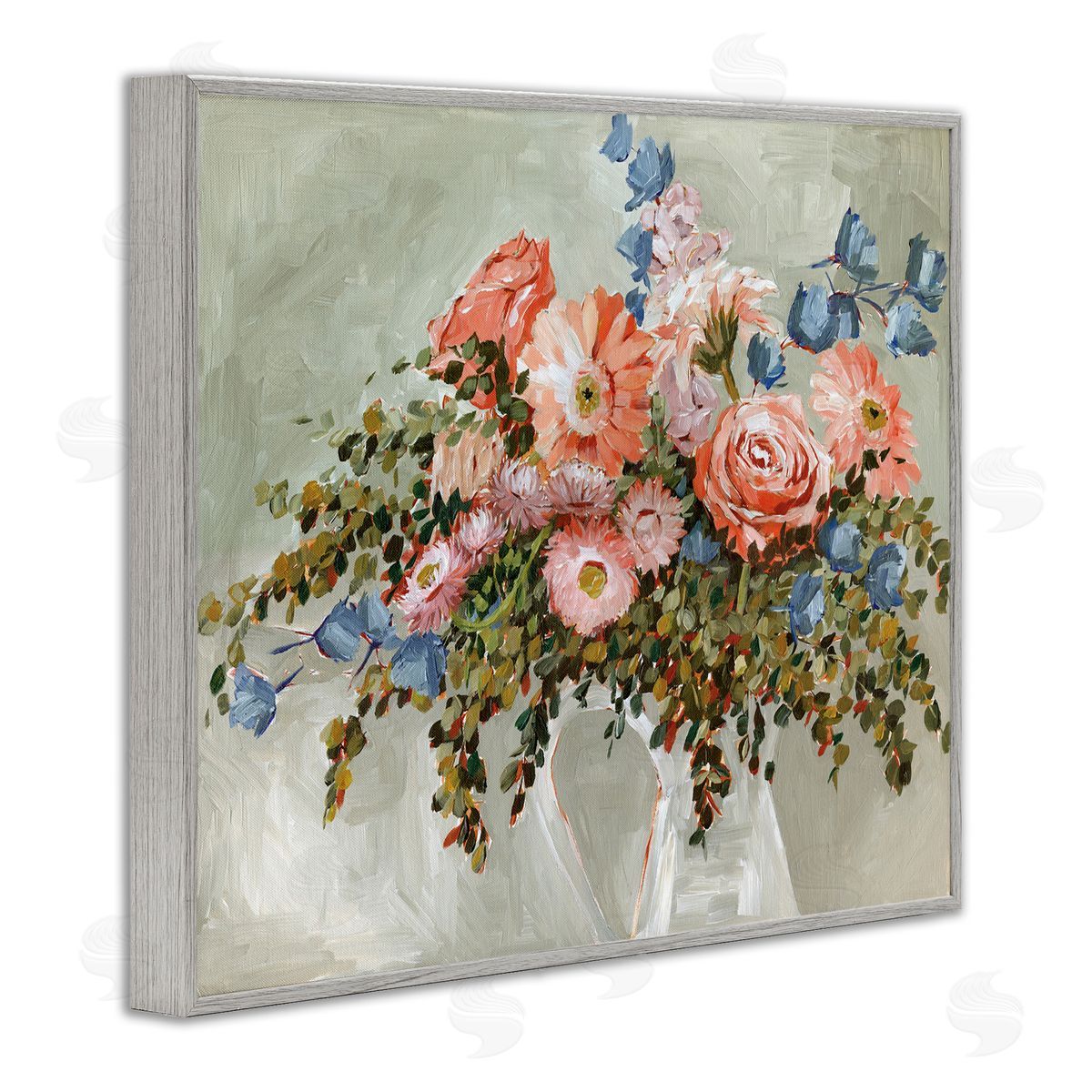 Annie Quigley Assorted Rose Bouquet Canvas Wall Art Print