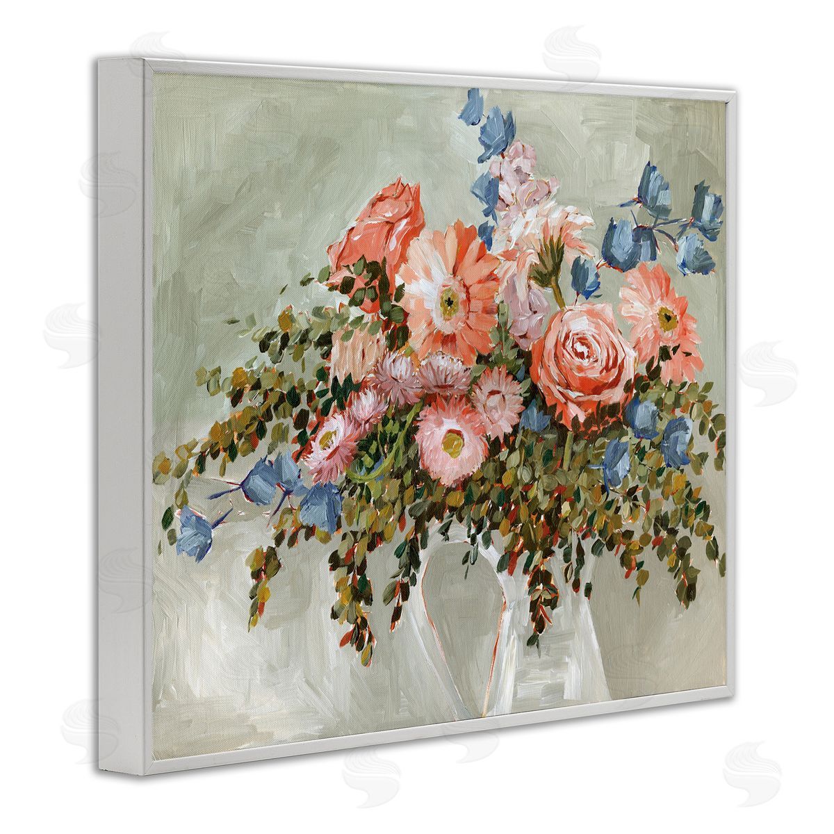 Annie Quigley Assorted Rose Bouquet Canvas Wall Art Print