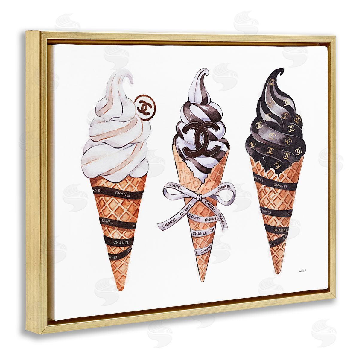 Amanda Greenwood Fashion Brand Ice Cream Canvas Wall Art Print