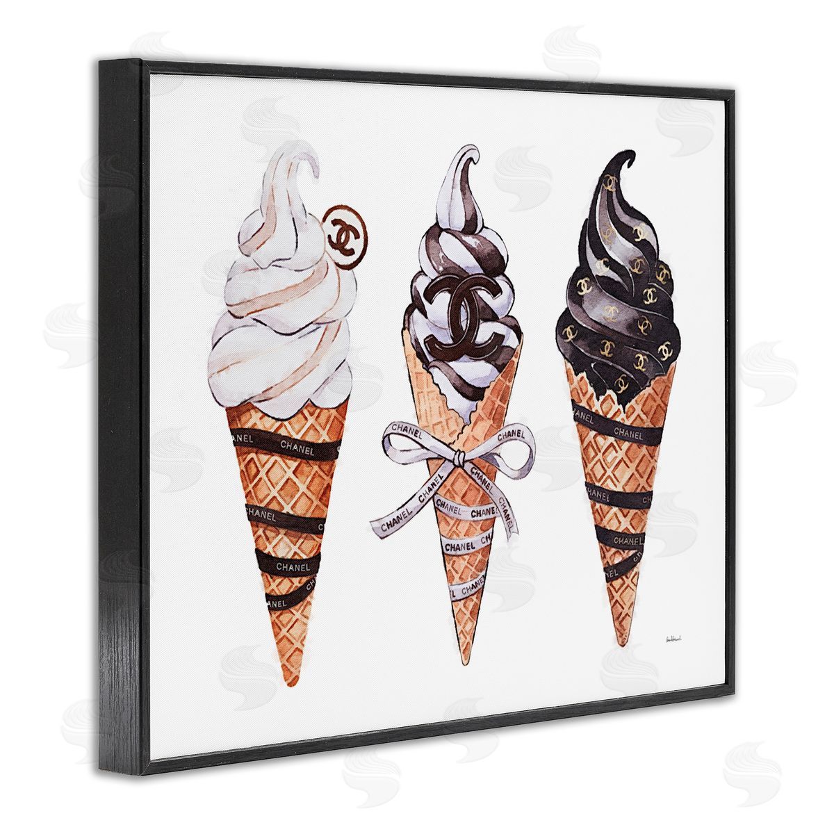 Amanda Greenwood Fashion Brand Ice Cream Canvas Wall Art Print