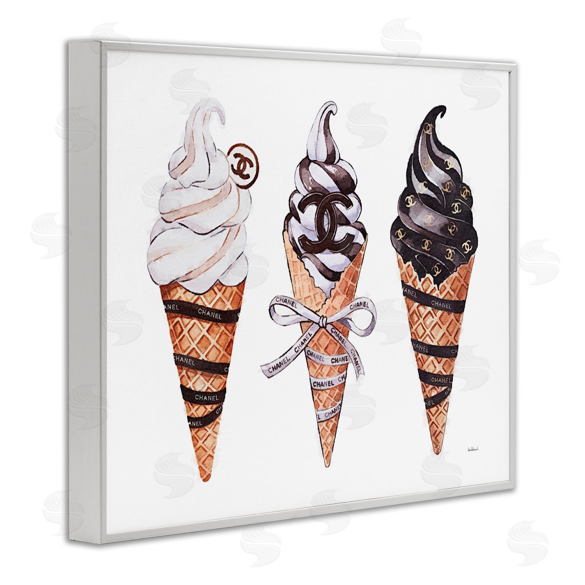 Amanda Greenwood Fashion Brand Ice Cream Canvas Wall Art Print