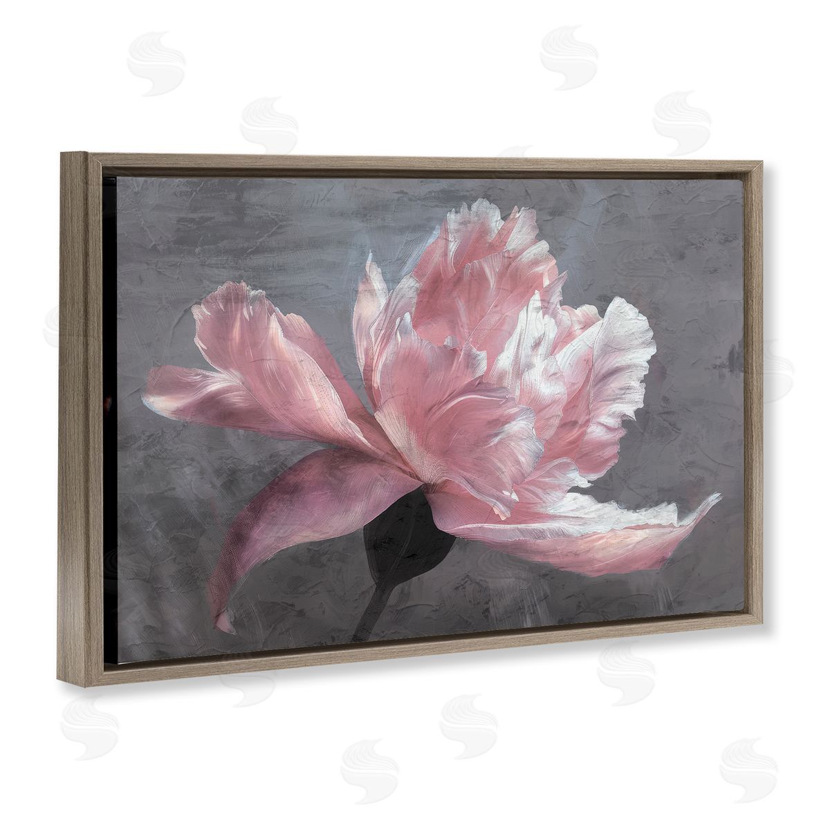 Shirley G. Flared Flower Petals Canvas Wall Art Print