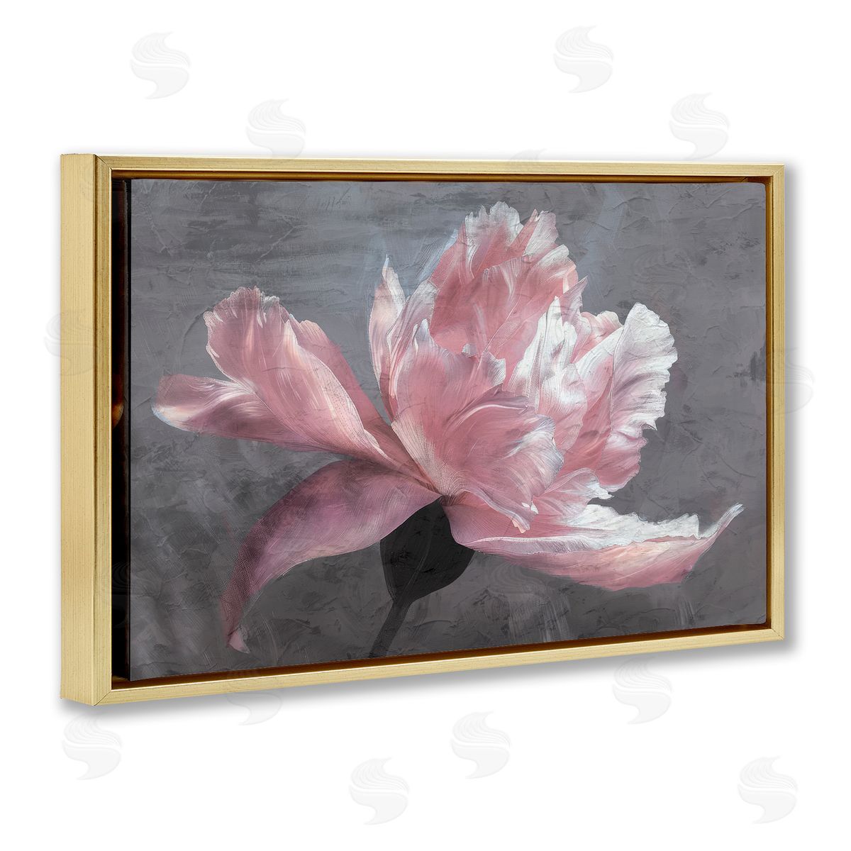 Shirley G. Flared Flower Petals Canvas Wall Art Print