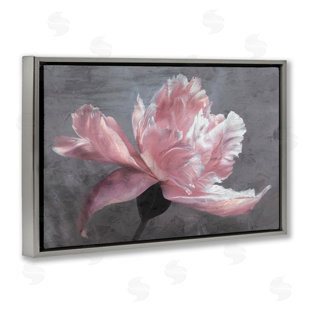 Shirley G. Flared Flower Petals Canvas Wall Art Print