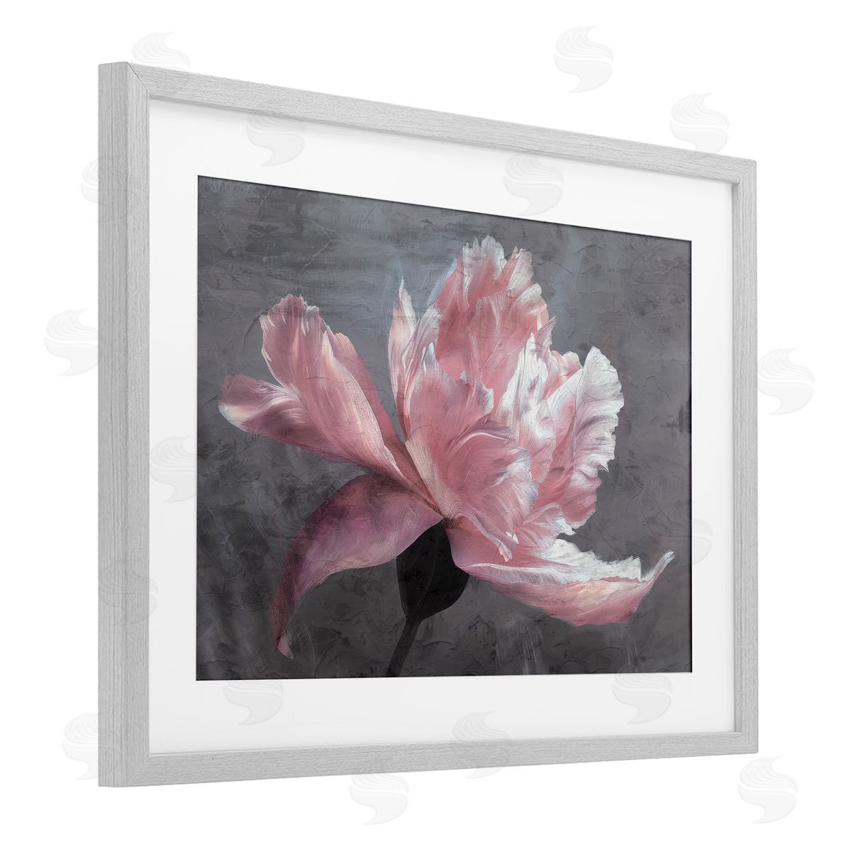 Shirley G. Flared Flower Petals Canvas Wall Art Print