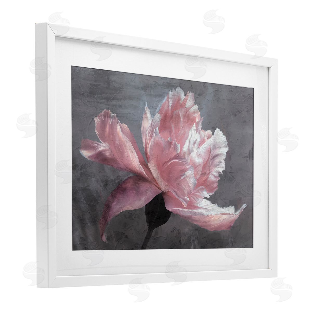 Shirley G. Flared Flower Petals Canvas Wall Art Print