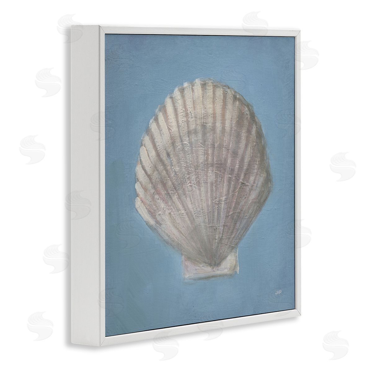 Julia Purinton Soft Sea Clam Shell Canvas Wall Art Print