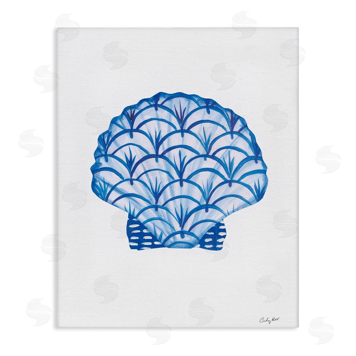 Courtney Prahl Chinoiserie Clam Shell Canvas Wall Art Print