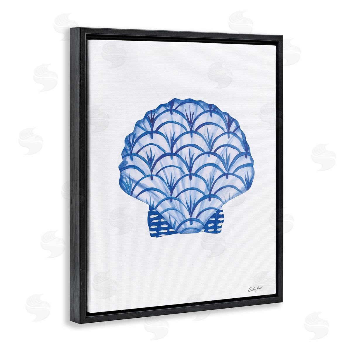 Courtney Prahl Chinoiserie Clam Shell Canvas Wall Art Print