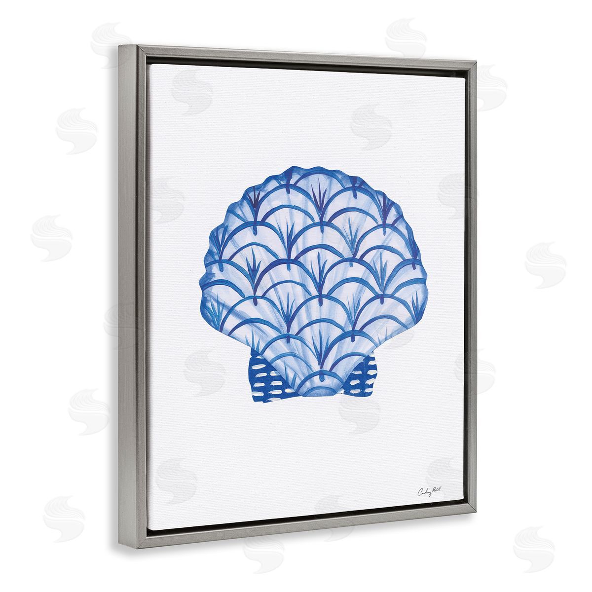 Courtney Prahl Chinoiserie Clam Shell Canvas Wall Art Print