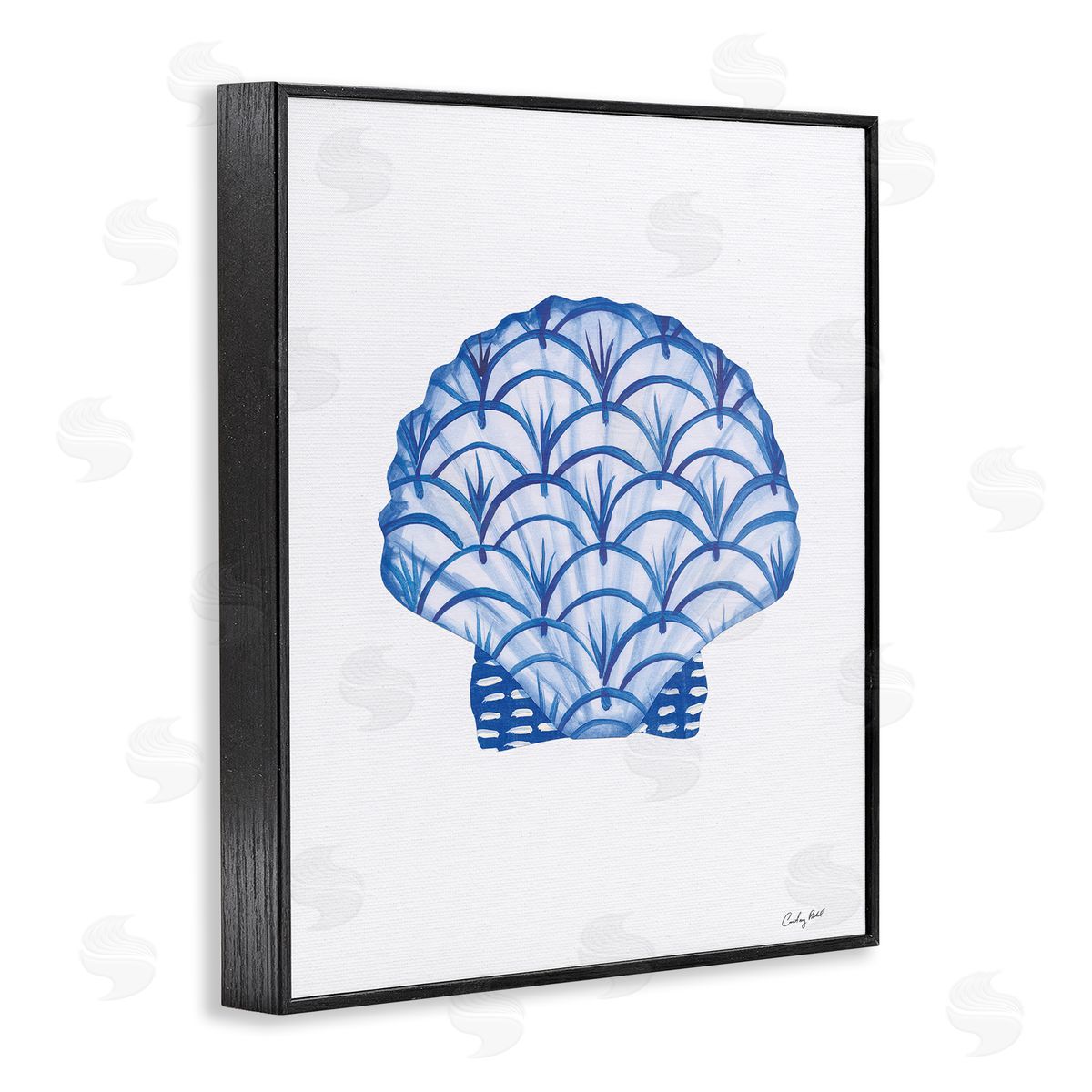 Courtney Prahl Chinoiserie Clam Shell Canvas Wall Art Print