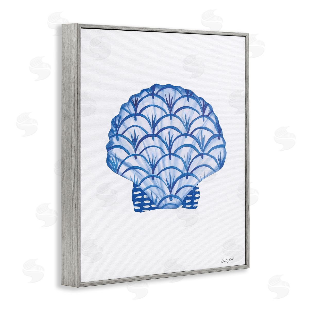 Courtney Prahl Chinoiserie Clam Shell Canvas Wall Art Print