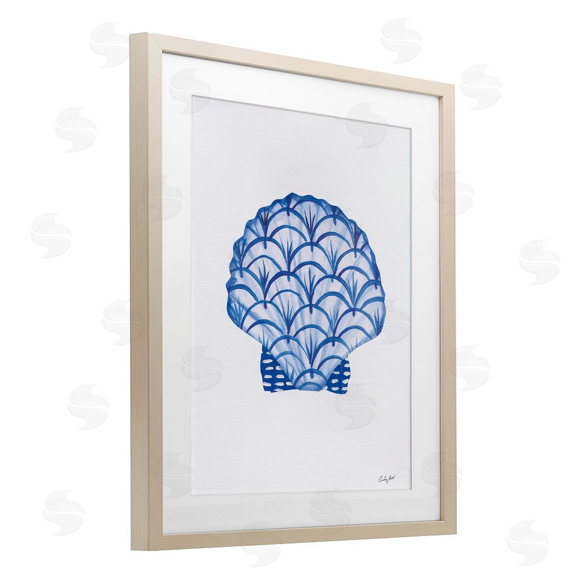 Courtney Prahl Chinoiserie Clam Shell Canvas Wall Art Print