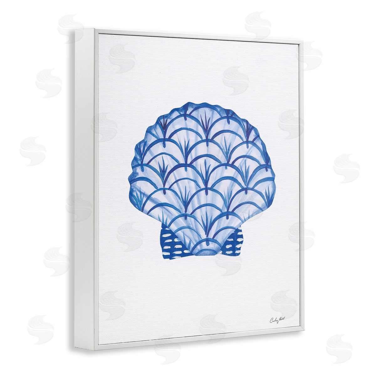 Courtney Prahl Chinoiserie Clam Shell Canvas Wall Art Print