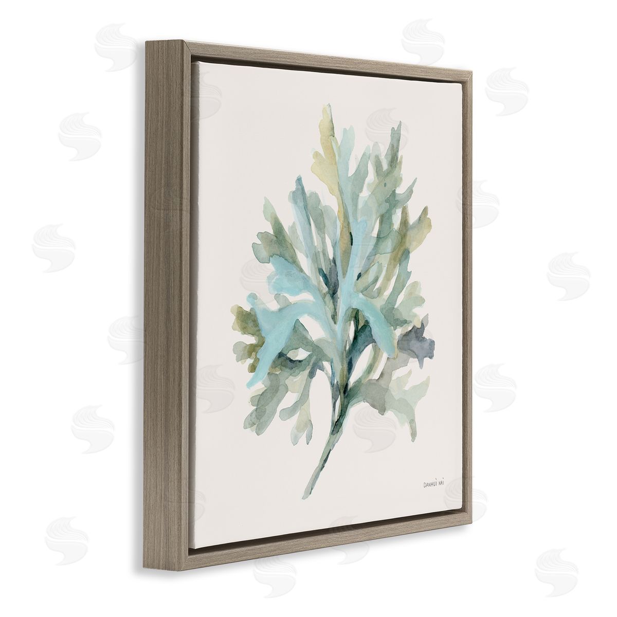 Danhui Nai Coastal Bliss Coral Branch Canvas Wall Art Print