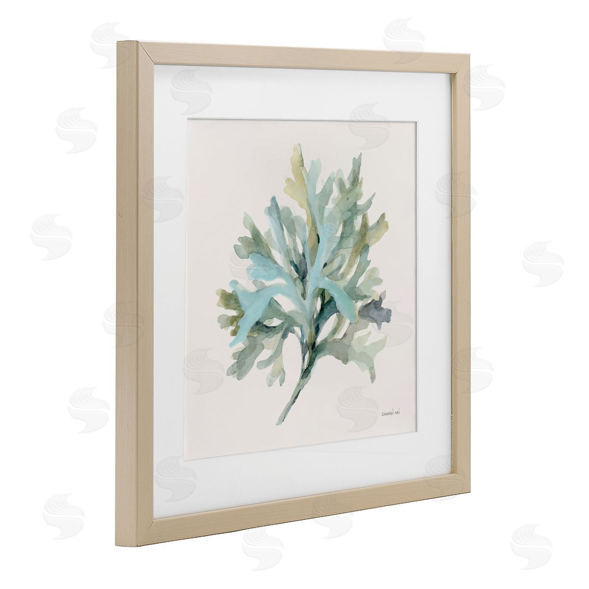 Danhui Nai Coastal Bliss Coral Branch Canvas Wall Art Print