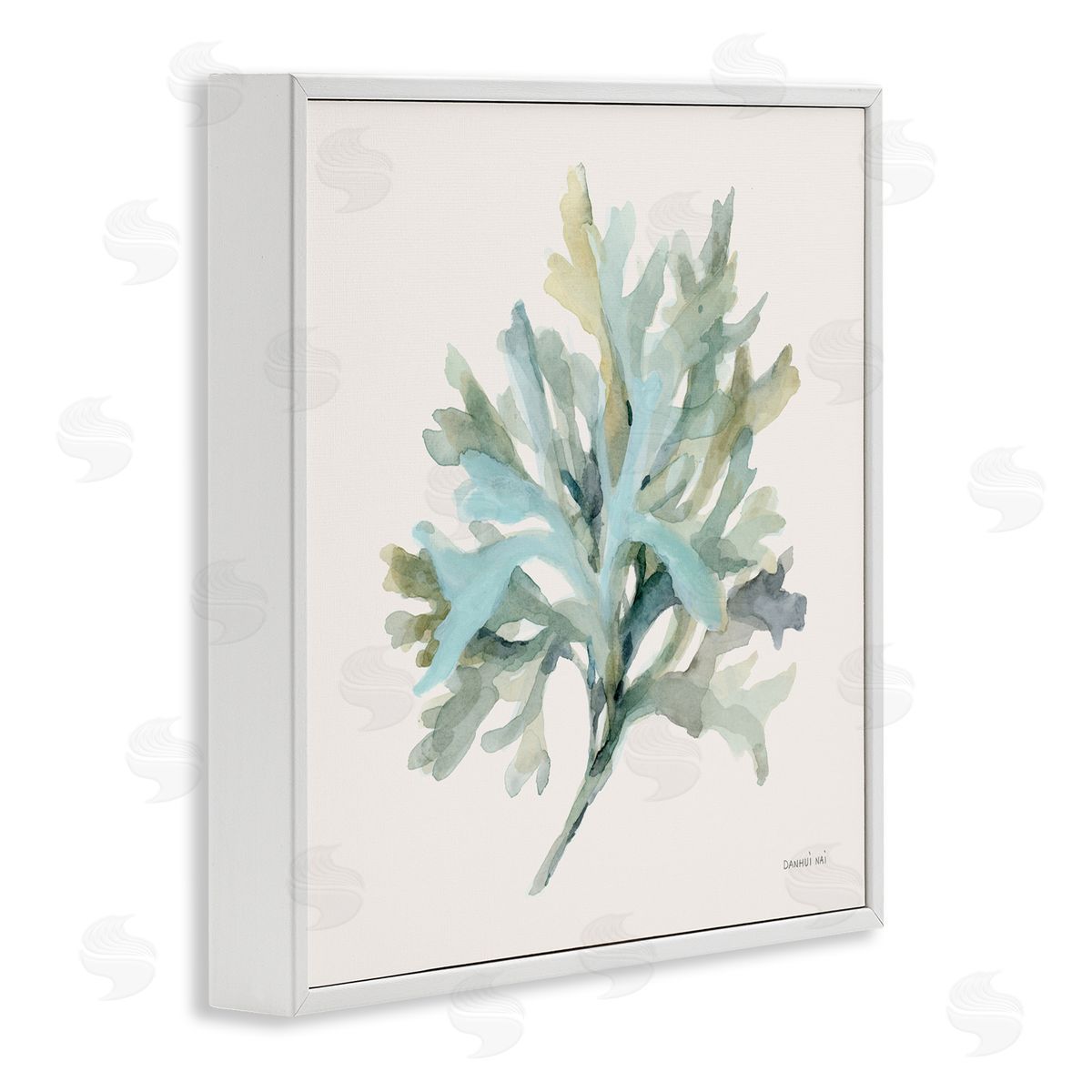 Danhui Nai Coastal Bliss Coral Branch Canvas Wall Art Print