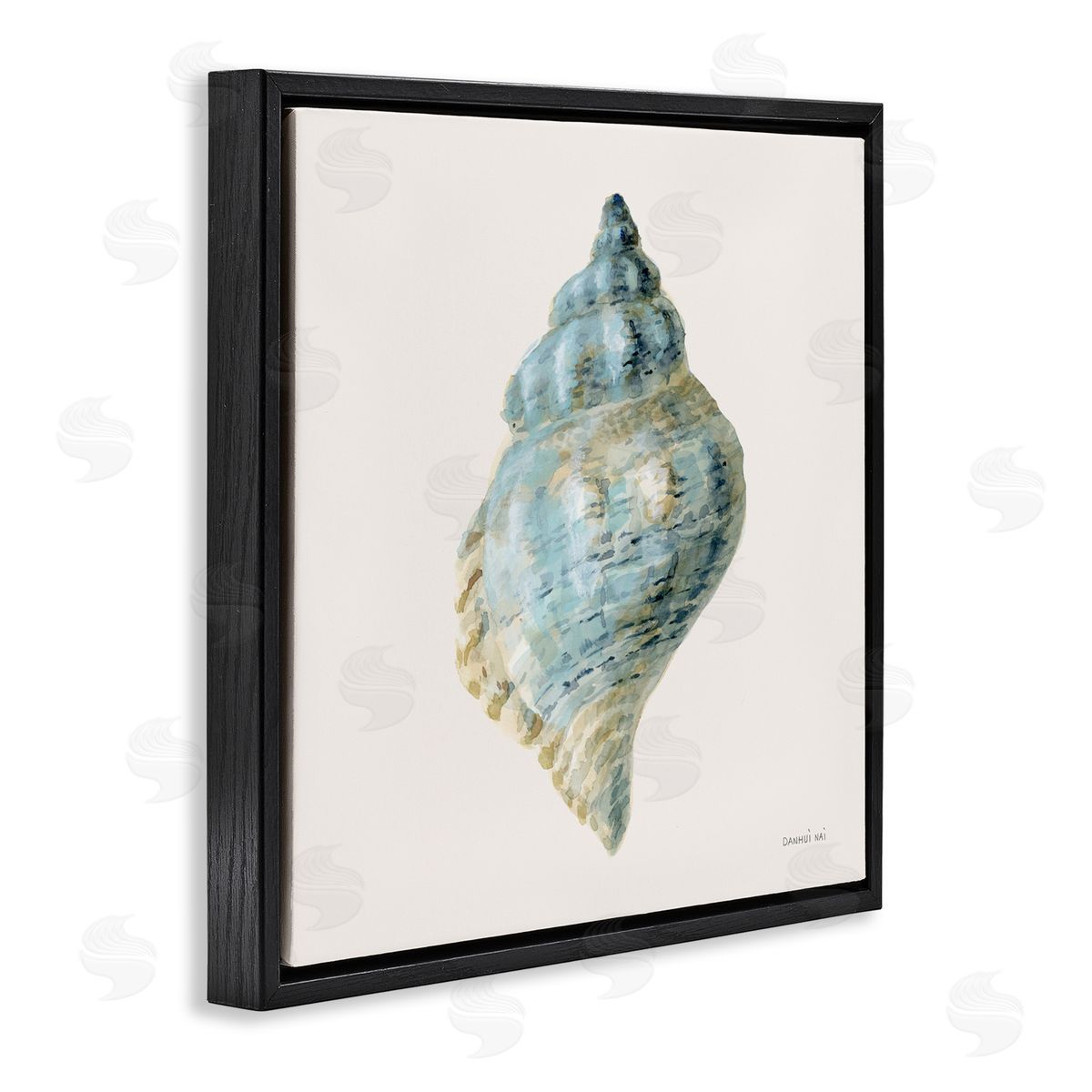 Danhui Nai Coastal Bliss Conch Shell Canvas Wall Art Print
