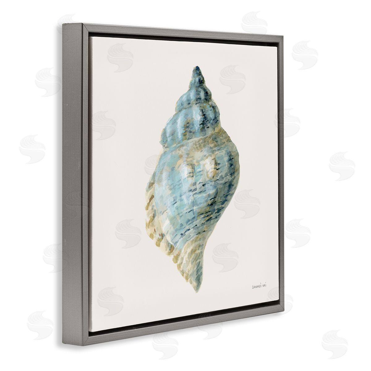 Danhui Nai Coastal Bliss Conch Shell Canvas Wall Art Print