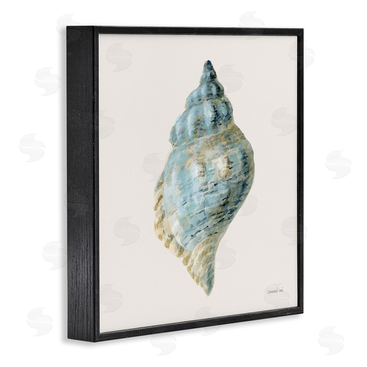 Danhui Nai Coastal Bliss Conch Shell Canvas Wall Art Print