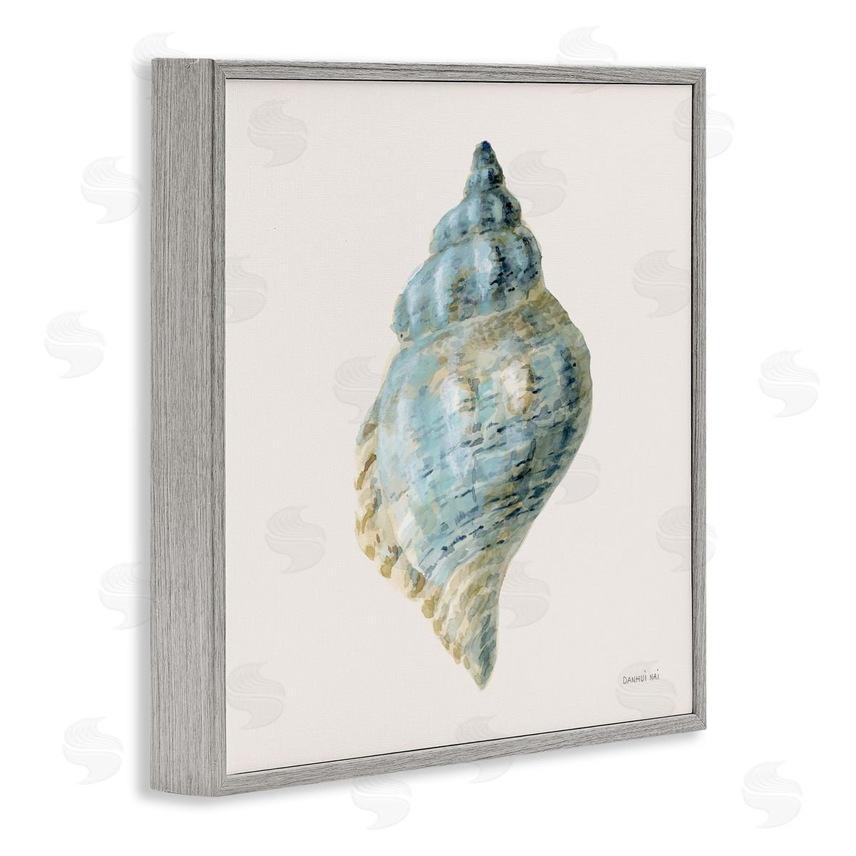 Danhui Nai Coastal Bliss Conch Shell Canvas Wall Art Print