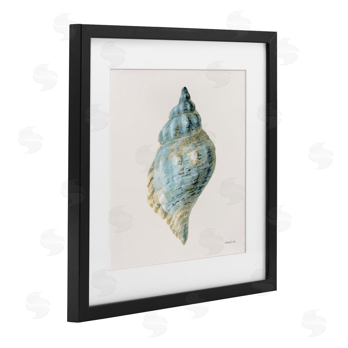 Danhui Nai Coastal Bliss Conch Shell Canvas Wall Art Print