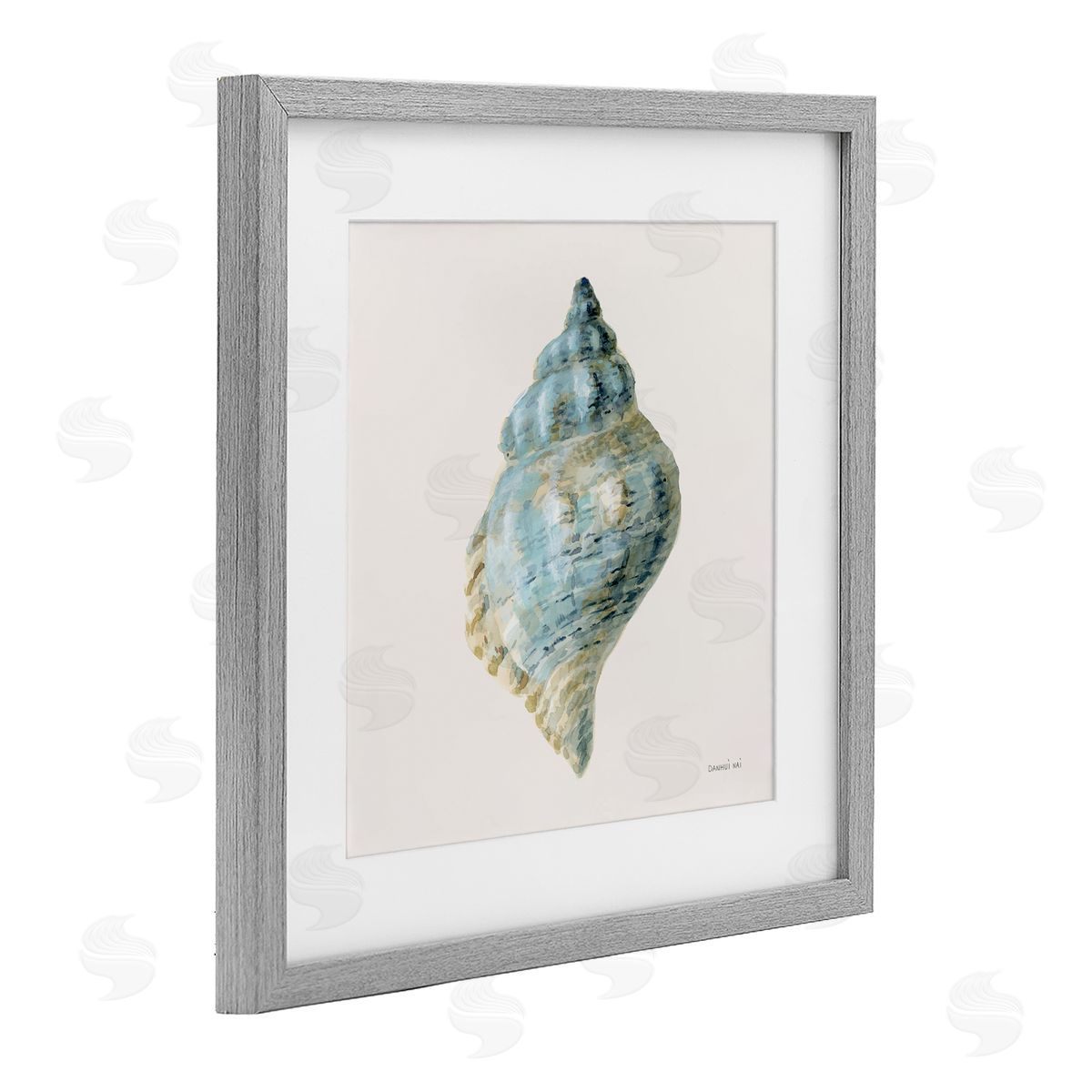 Danhui Nai Coastal Bliss Conch Shell Canvas Wall Art Print
