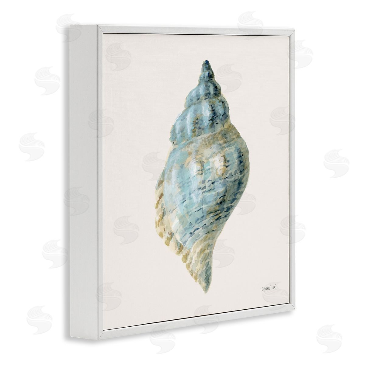 Danhui Nai Coastal Bliss Conch Shell Canvas Wall Art Print