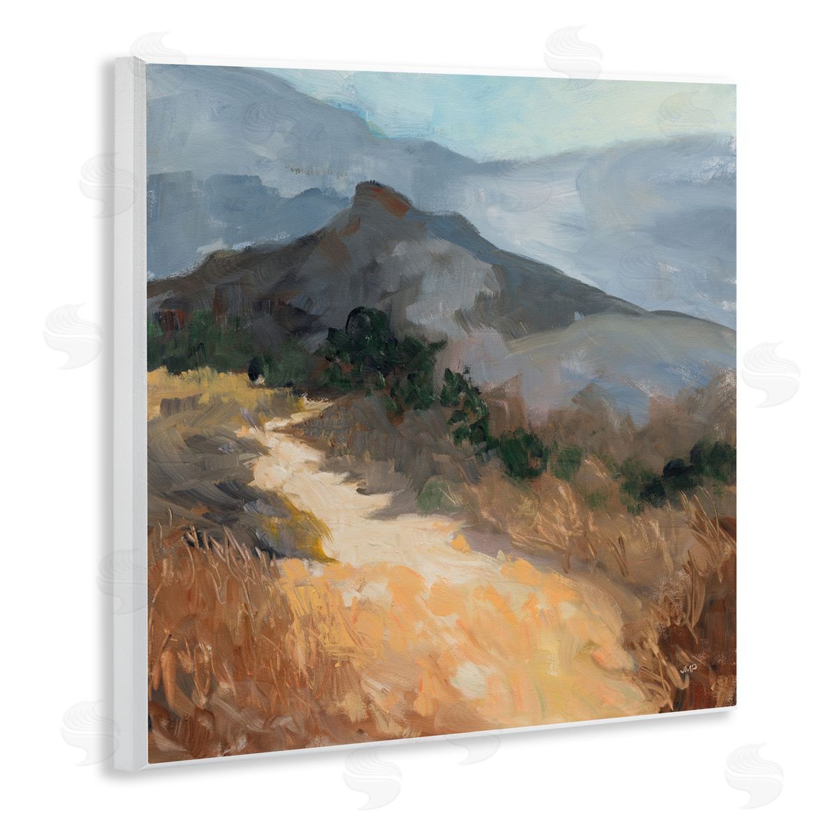 Julia Purinton Golden Trail Mountain View Canvas Wall Art Print