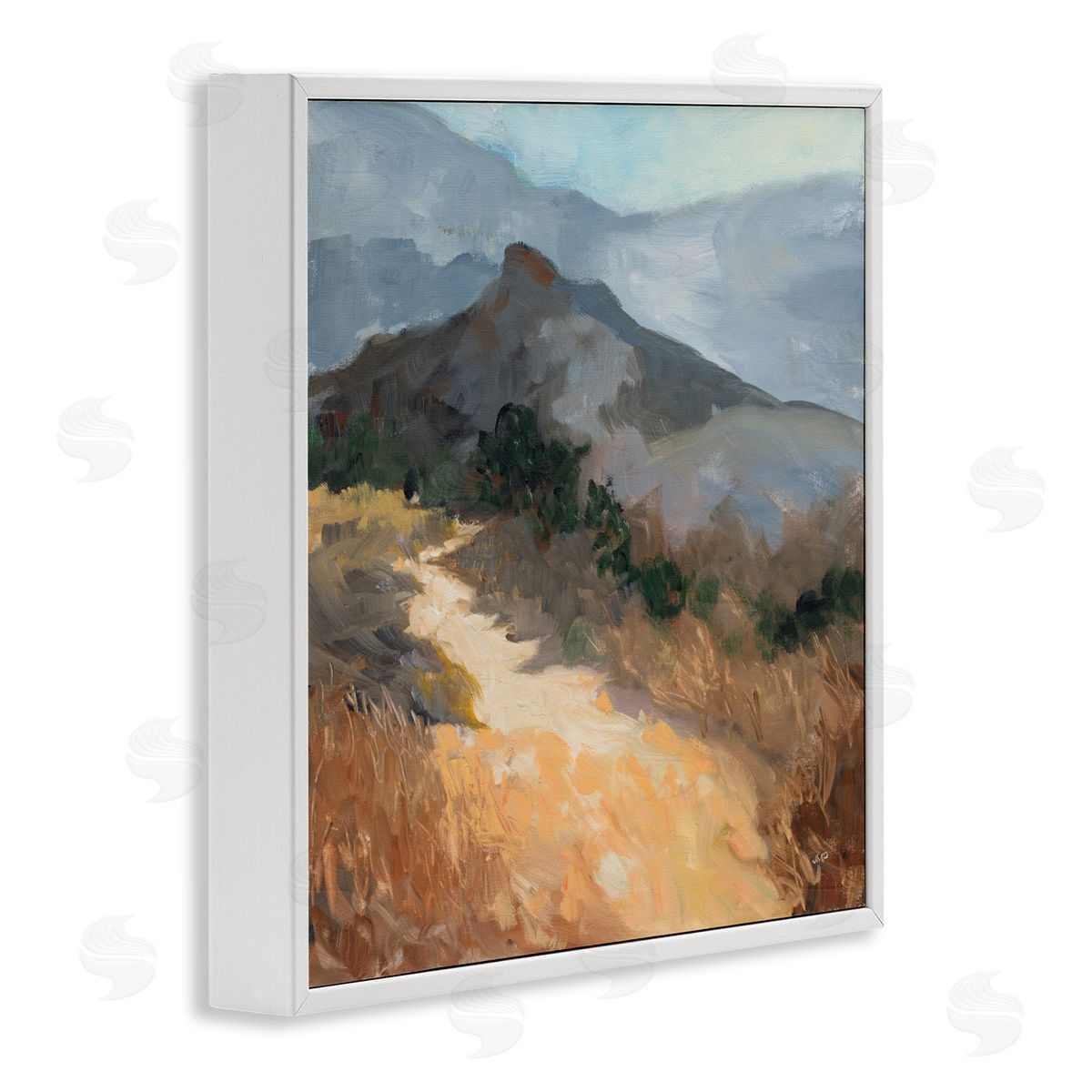 Julia Purinton Golden Trail Mountain View Canvas Wall Art Print