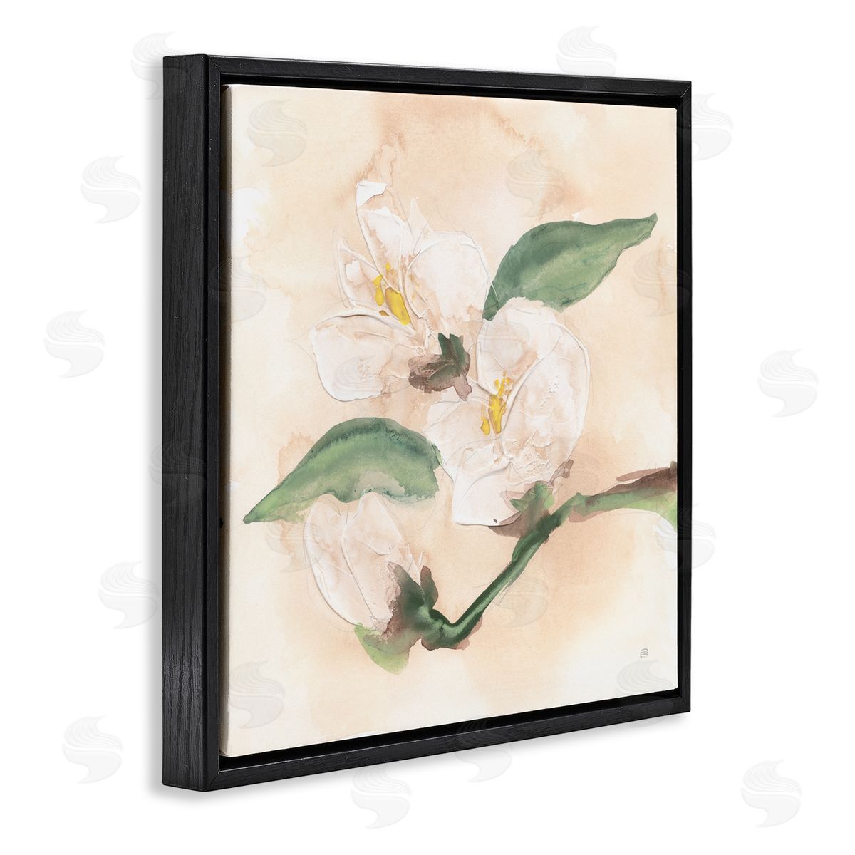 Chris Paschke Dimensional Magnolia Blooms Canvas Wall Art Print