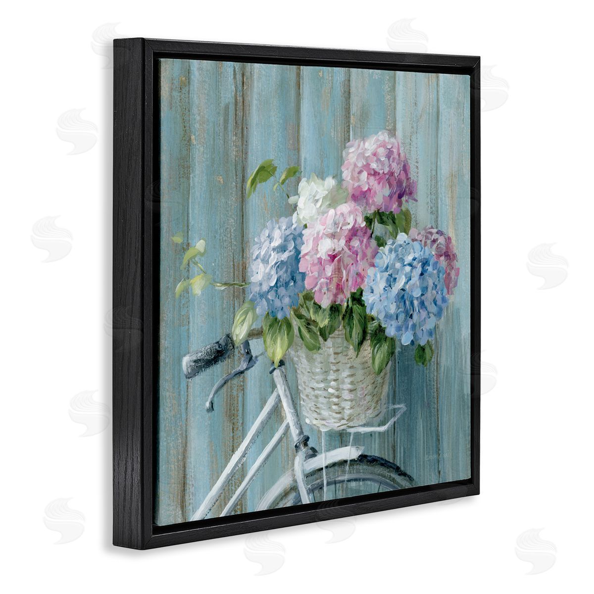 Danhui Nai Cape Cod Bicycle Flowers Canvas Wall Art Print